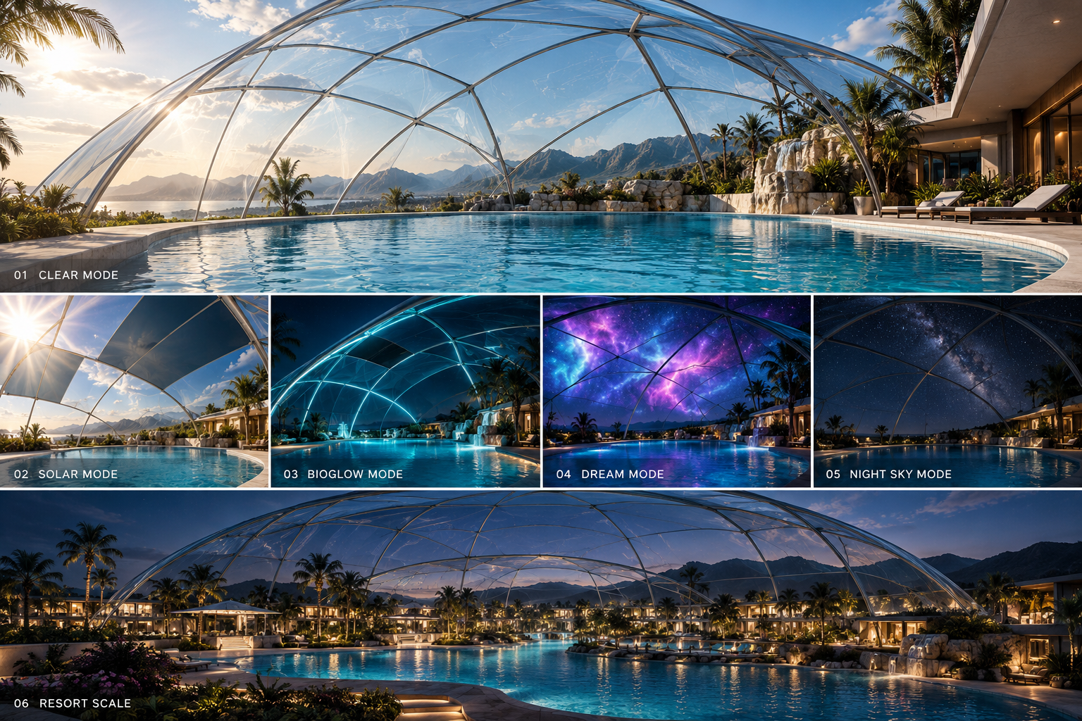 Living Dome clear architecture concept