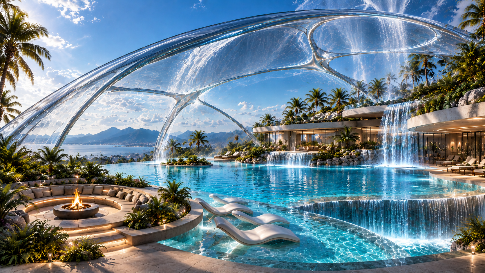 Living Dome artificial sky projection concept