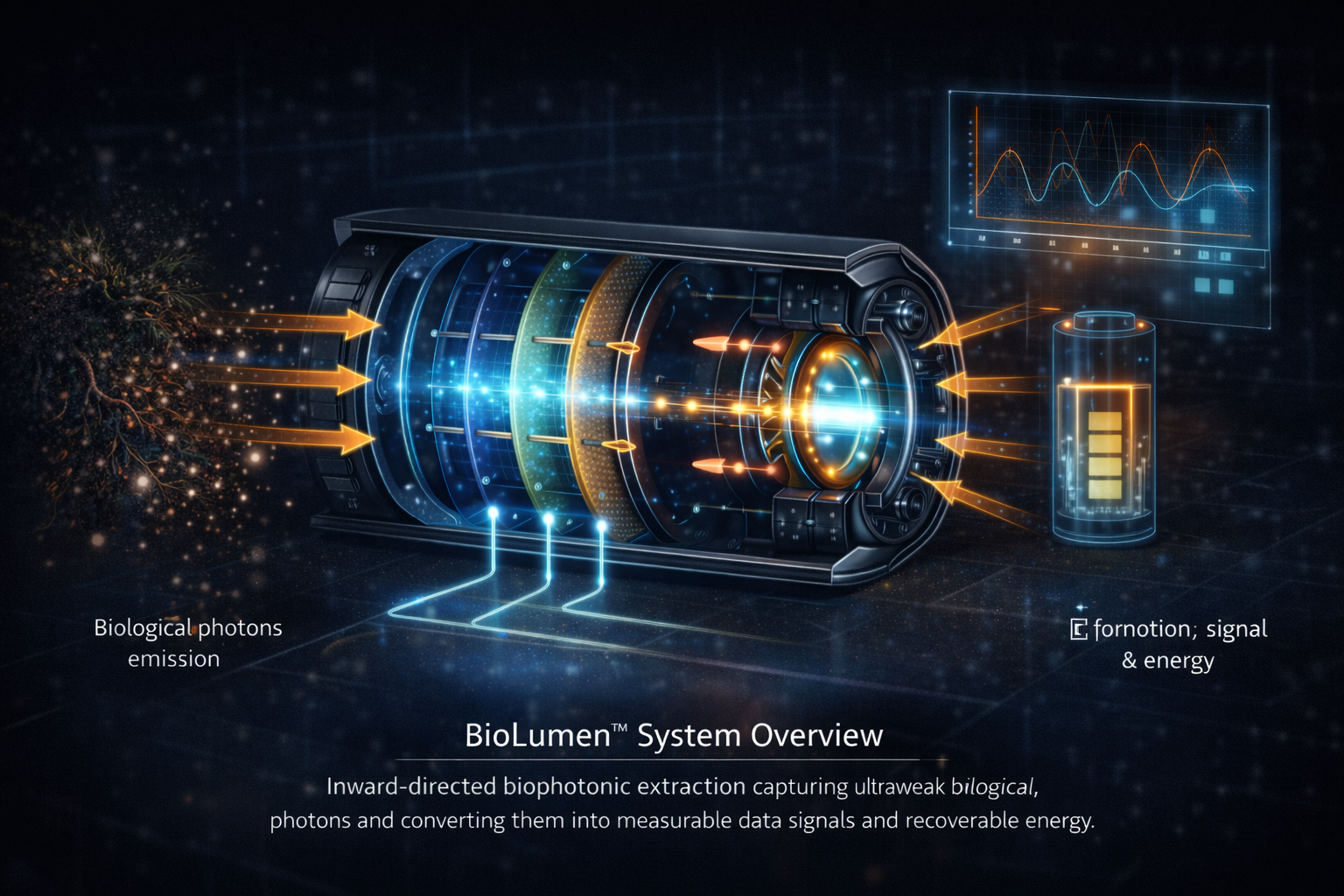 BioLumen TRIA-CORE biophotonic extraction system overview