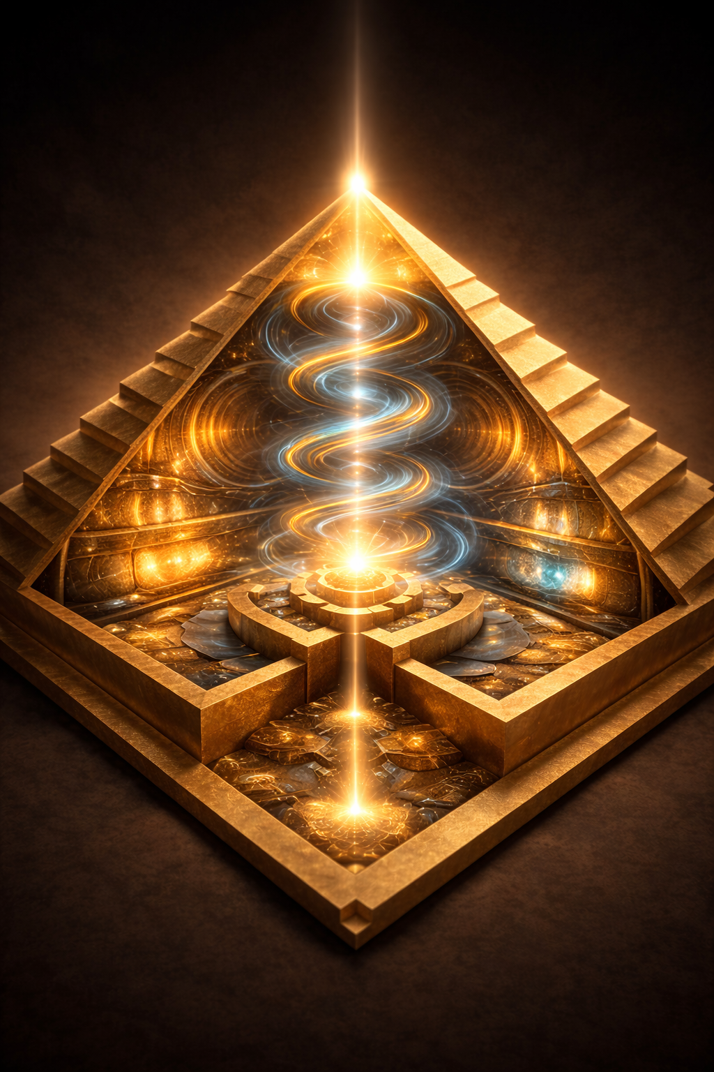 Internal pyramid system